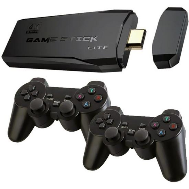 Game Stick 4K – Retro HDMI com Controles Sem Fio