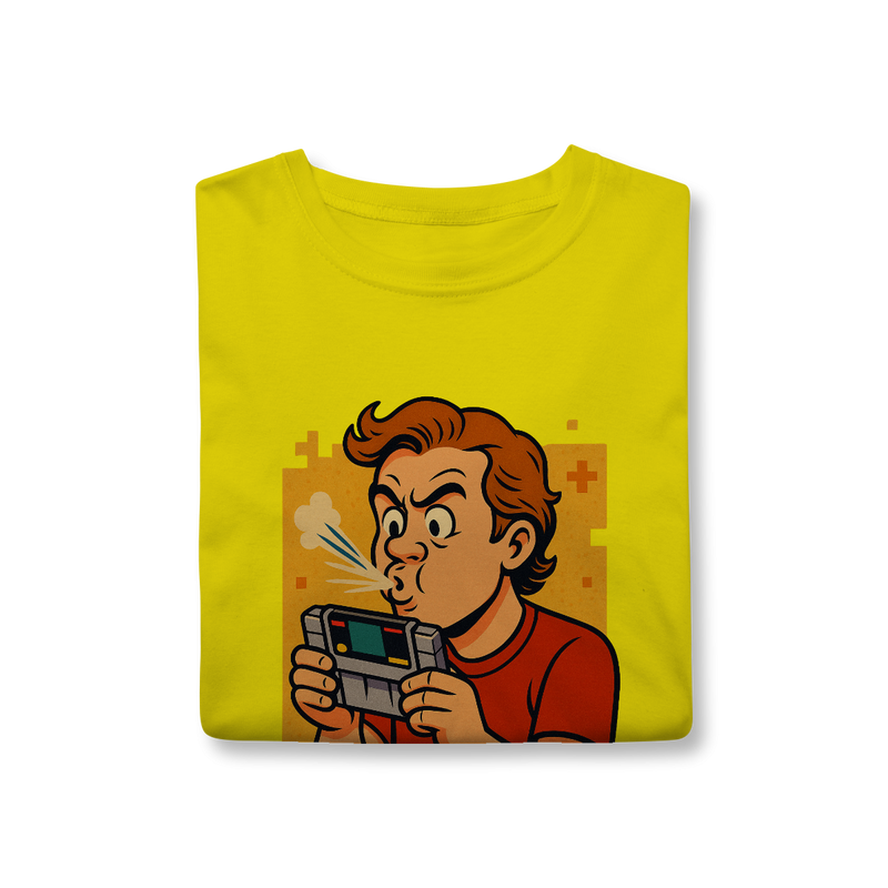 Camiseta Nerd Retrô — Se Assoprar Funciona