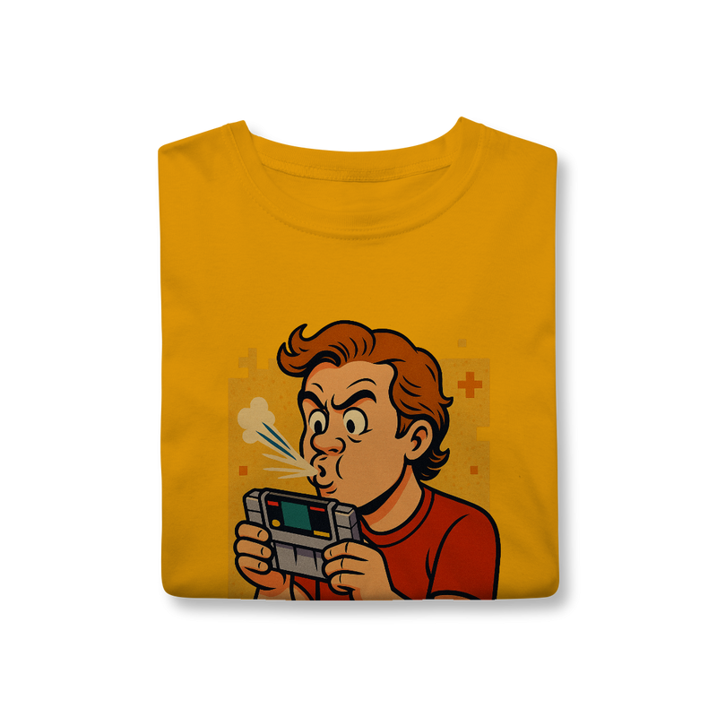 Camiseta Nerd Retrô — Se Assoprar Funciona