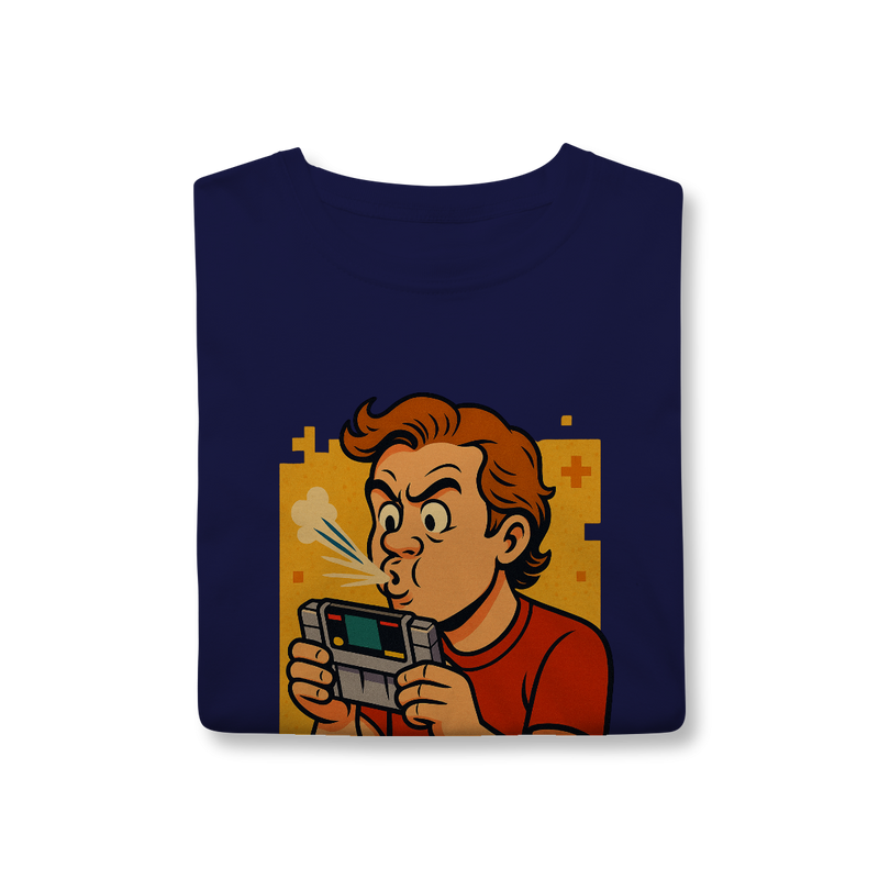 Camiseta Nerd Retrô — Se Assoprar Funciona