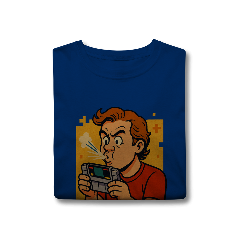 Camiseta Nerd Retrô — Se Assoprar Funciona