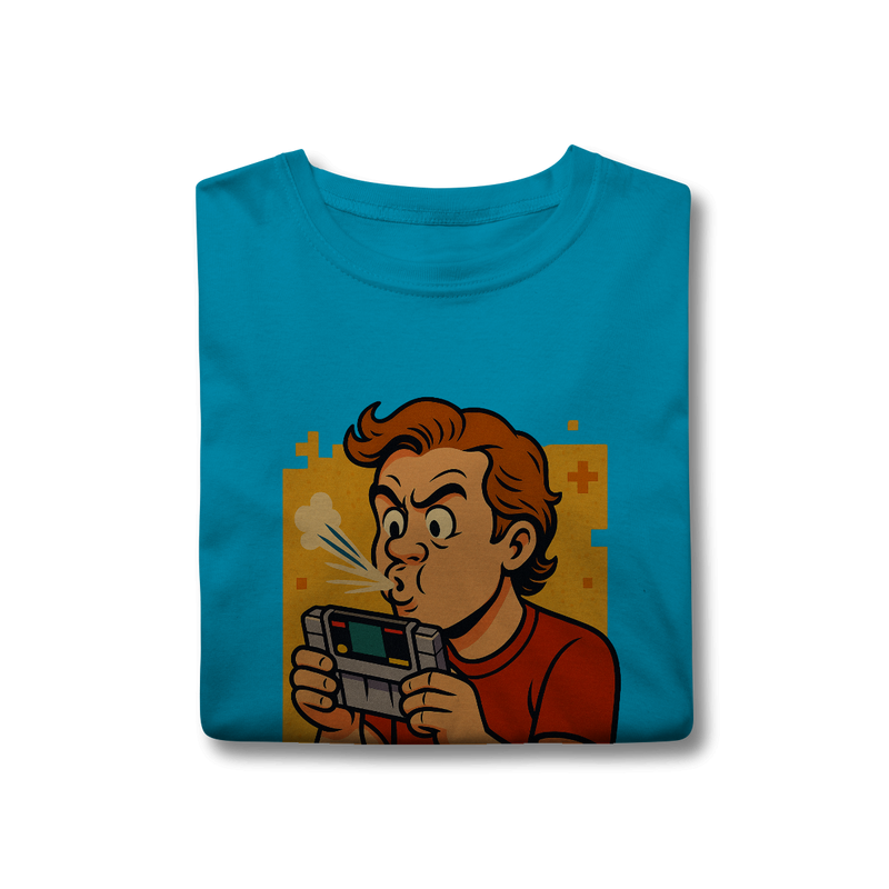 Camiseta Nerd Retrô — Se Assoprar Funciona