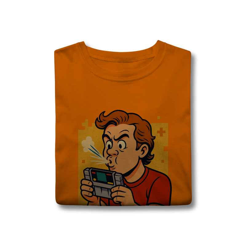 Camiseta Nerd Retrô — Se Assoprar Funciona