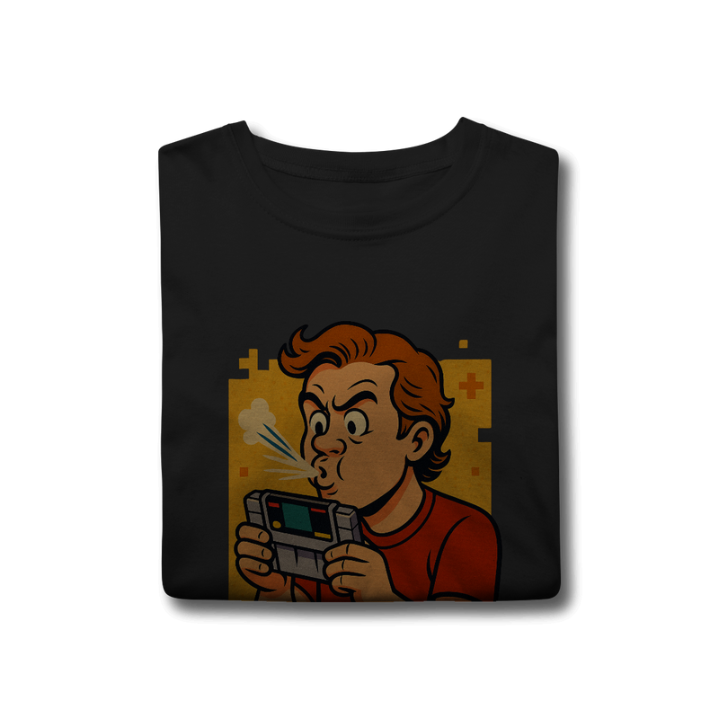 Camiseta Nerd Retrô — Se Assoprar Funciona