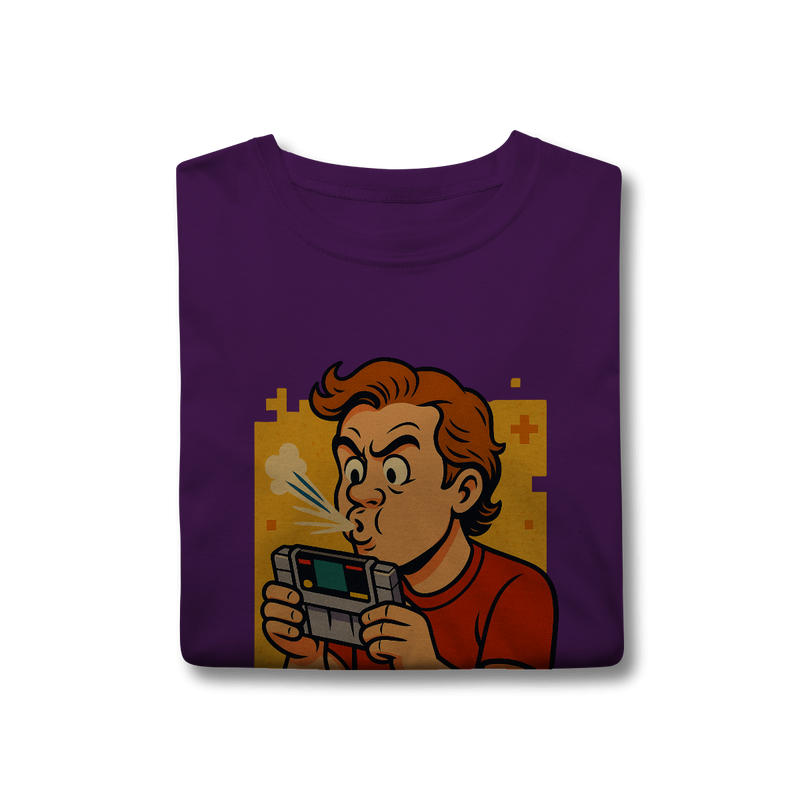 Camiseta Nerd Retrô — Se Assoprar Funciona