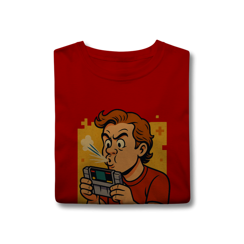 Camiseta Nerd Retrô — Se Assoprar Funciona